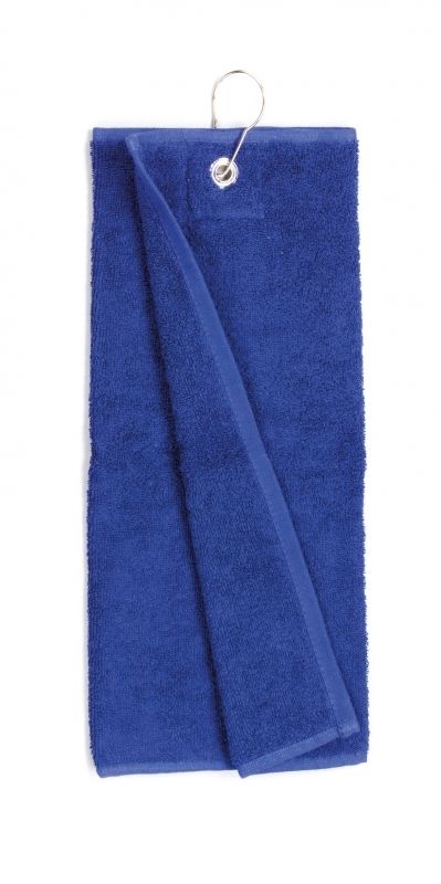 Golfový ručník VELVET, Tmavě modrá