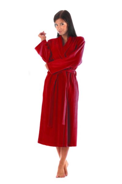 RIO dámský tenký župan se šálovým límcem